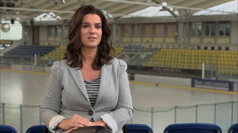 Katarina Witt, subject of Jennifer Arnold and Senain Khesgi's The Diplomat, which airs August 6 on ESPN as part of its Nine for IX series. Courtesy of ESPN Films