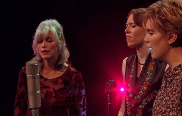 Emmylou Harris, left, and friends from <em>Down from the Mountain</em>.