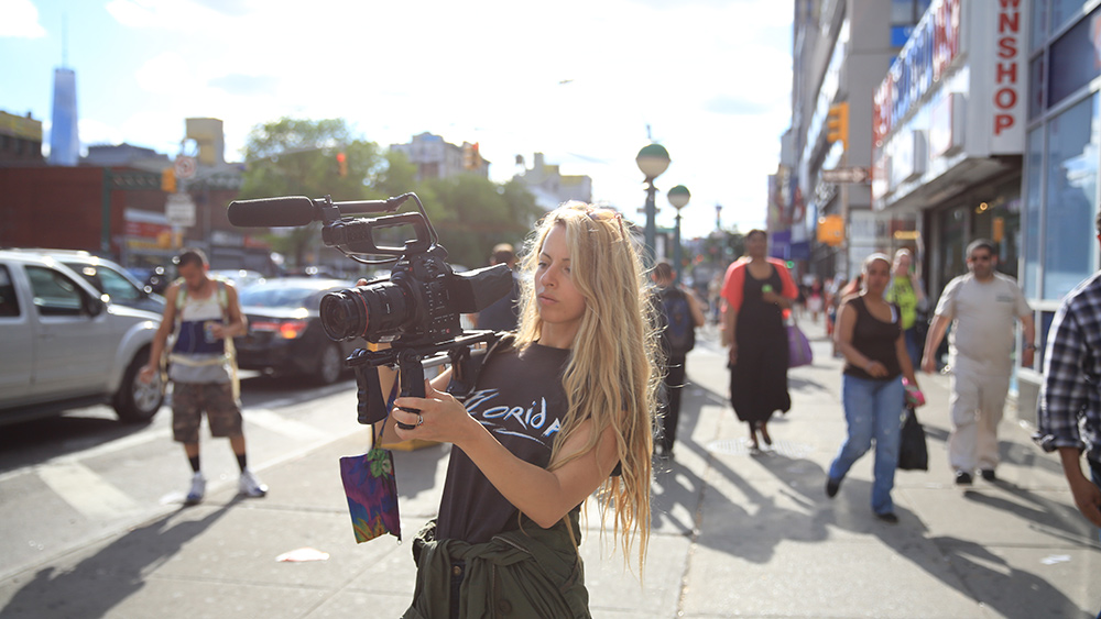 Crystal Moselle, director of 'The Wolfpack.' Photo: Megan Delaney. Courtesy of Magnolia Pictures