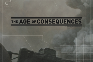 Logo of 'Age of Consequence' in black and white.