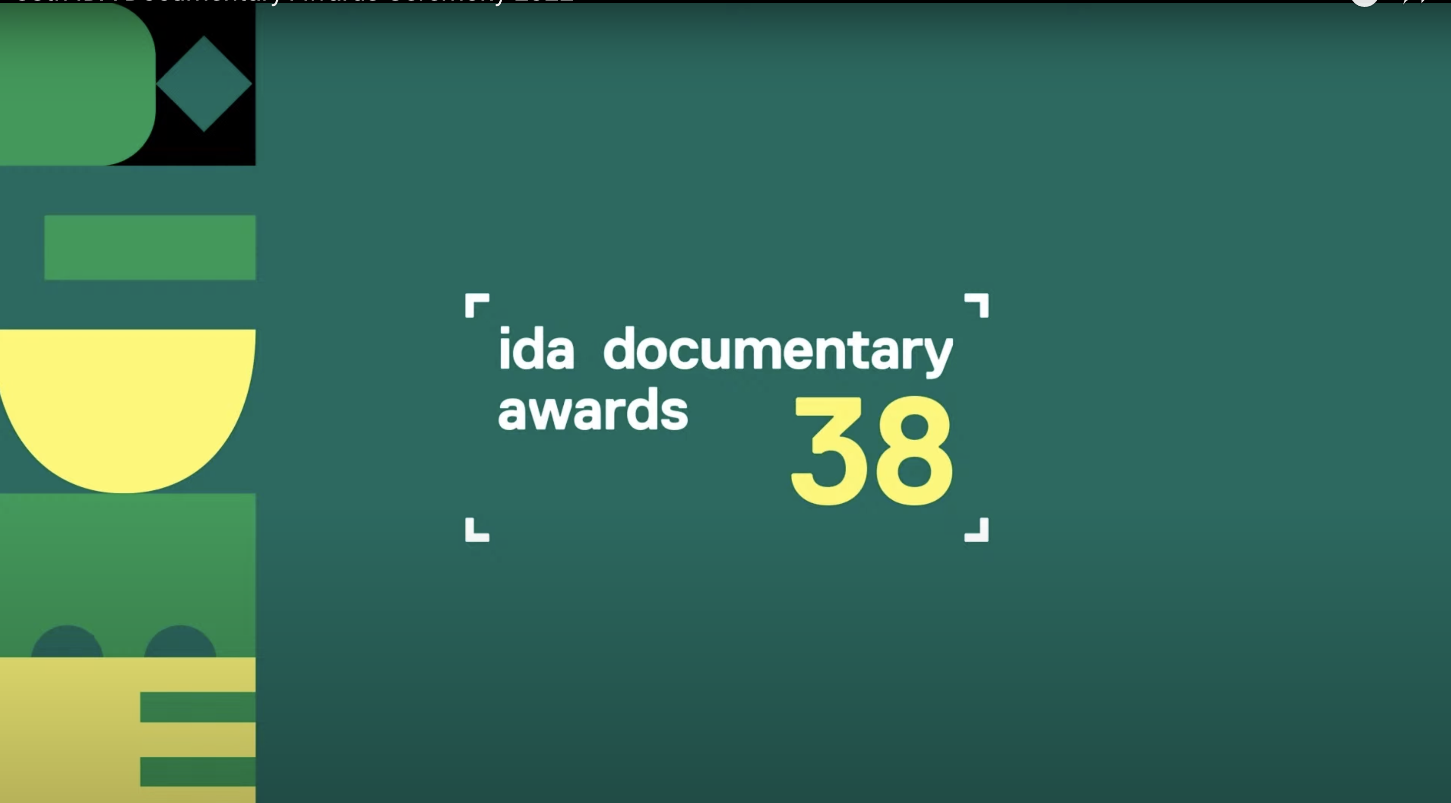 38th IDA Documentary Awards Ceremony 2022