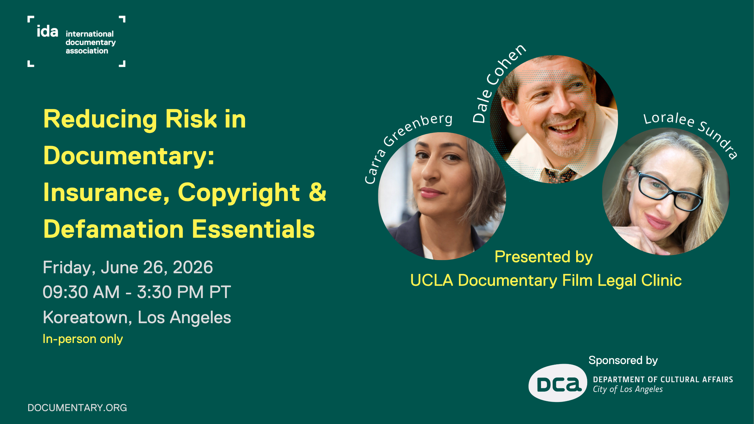 Reducing Risk in Documentary: Insurance, Copyright & Defamation ...