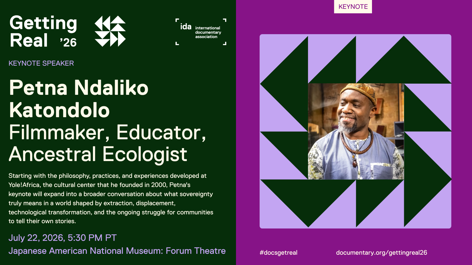 Keynote: Petna Ndaliko Katondolo