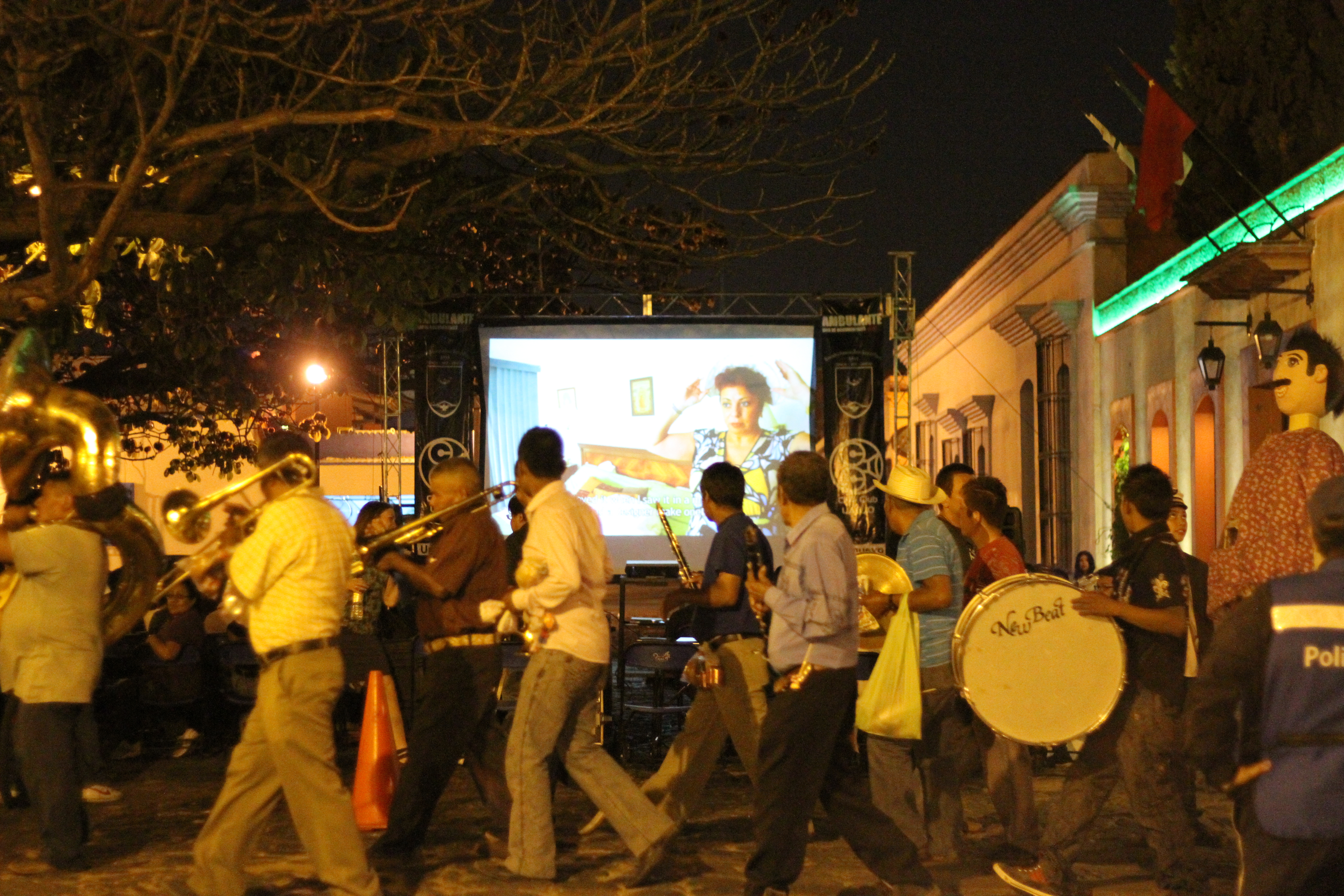 A crowd gathers at one of Ambulante’s many activities and screenings through the years. Photo courtesy of Delia Martinez.