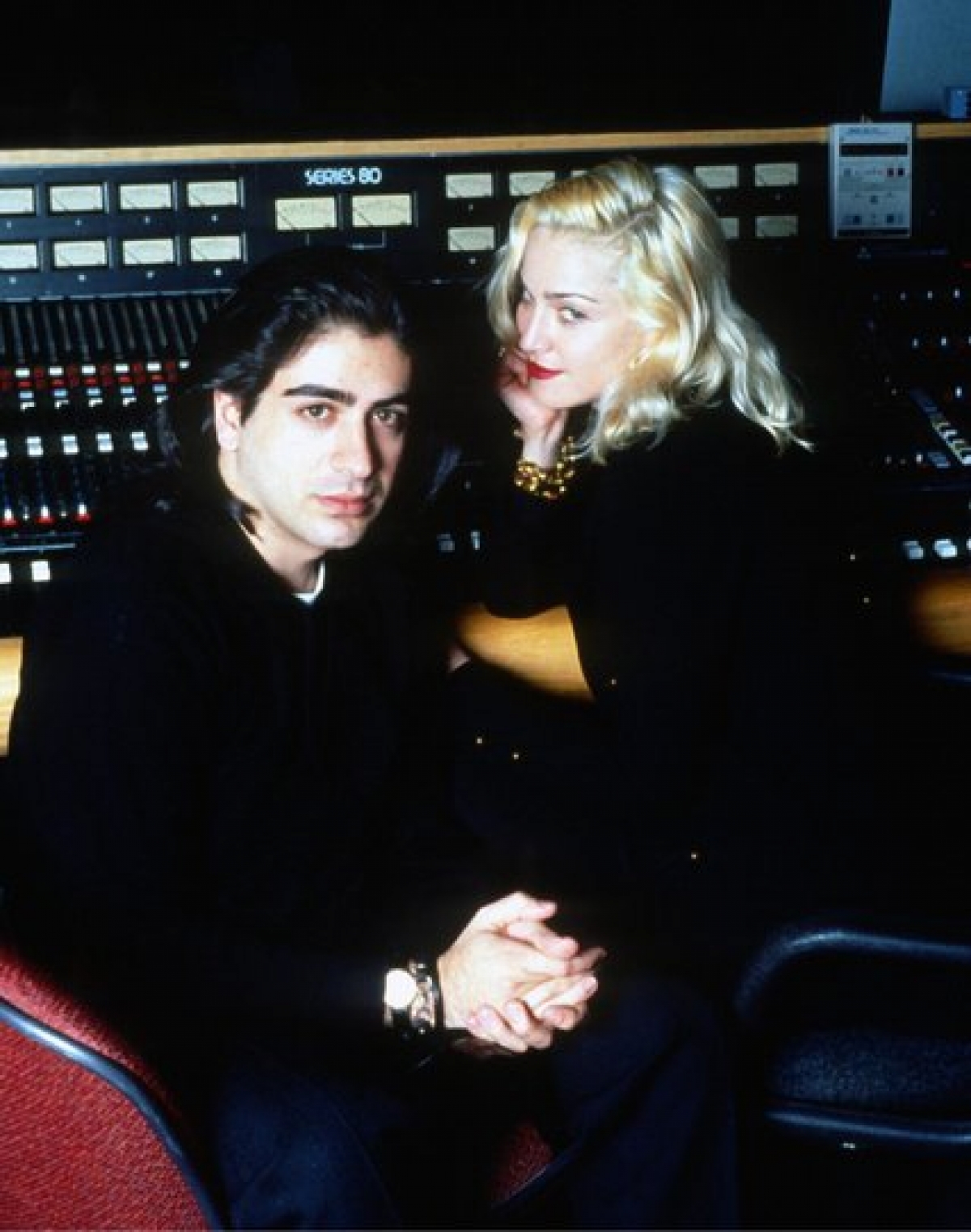 Alek Keshishian and Madonna. Courtesy of Miramax Films.
