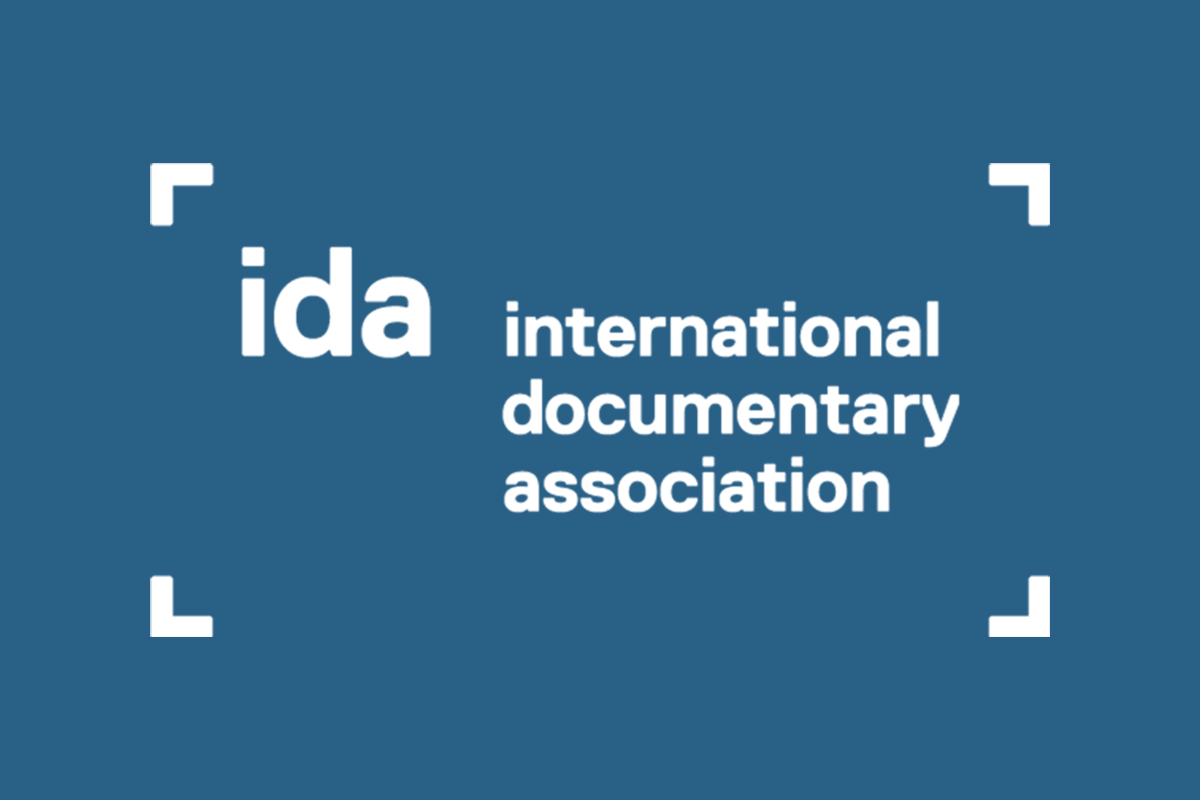The IDA logo over a blue background.