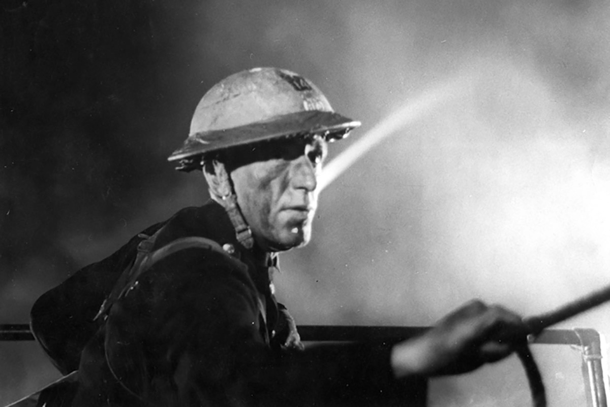A still from Humphrey Jennings' 1943 propaganda docudrama, 'Listen To Britain', celebrating Britain's fire fighters during WWII. Jennings is one of many filmmakers whose early contributions to the documentary genre are discussed in Fraser's 'Say What Happened: A Story of Documentaries.' Source: Wikimedia Commons