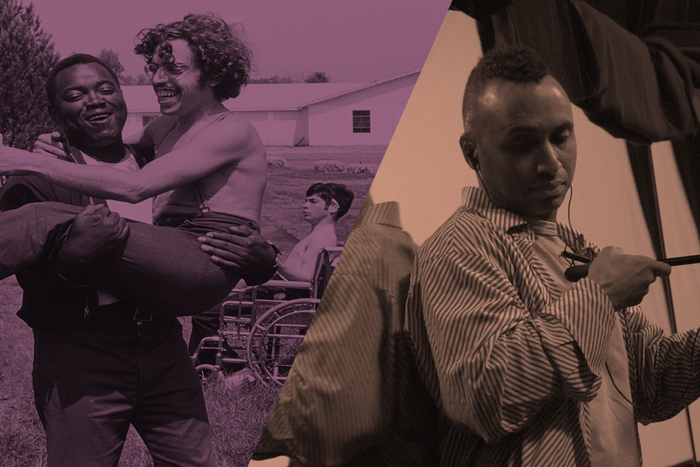 Left: still from 'Crip Camp'; Right: still from 'Vision Portrait'