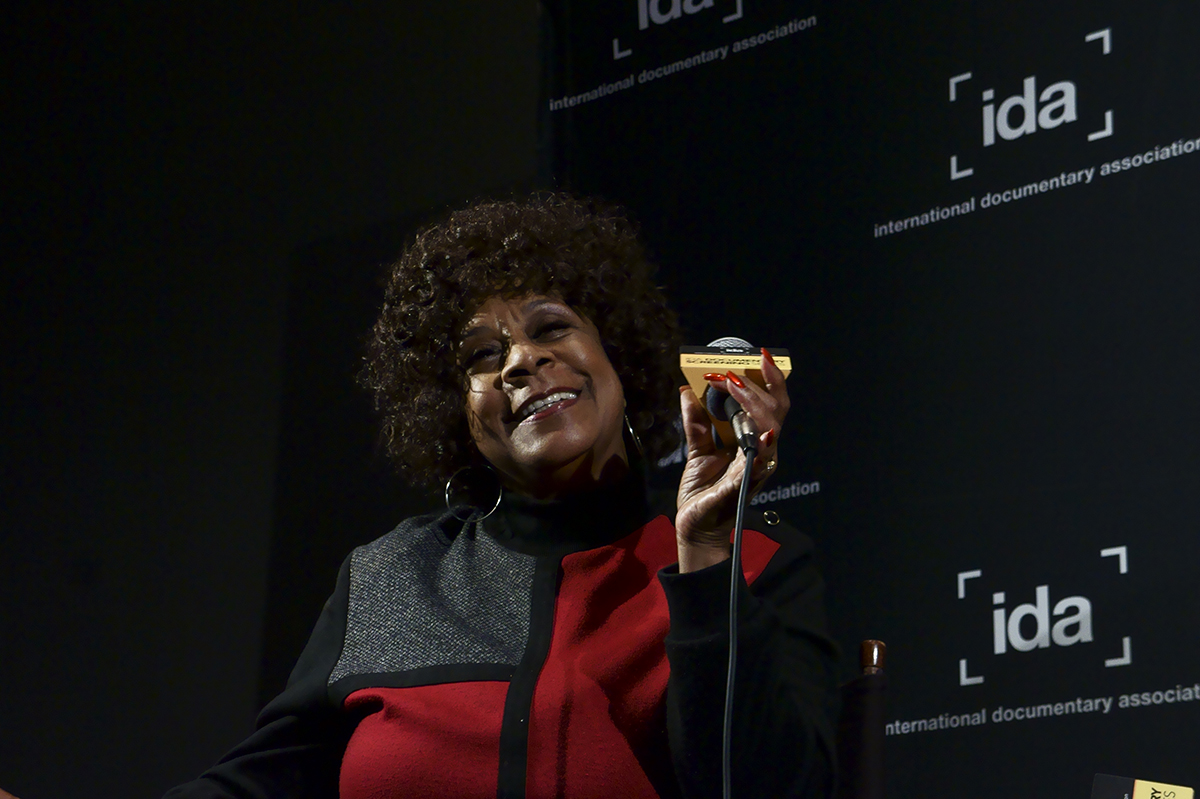 Merry Clayton sings for the audience after the screening of Twenty Feet from Stardom