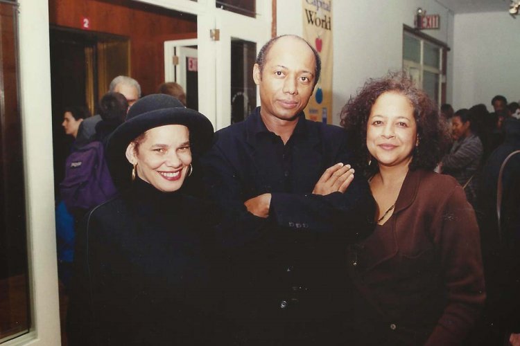 Kathyrn Bowser, Raoul Peck and Michelle Materre. Courtesy of Kathryn Bowser.