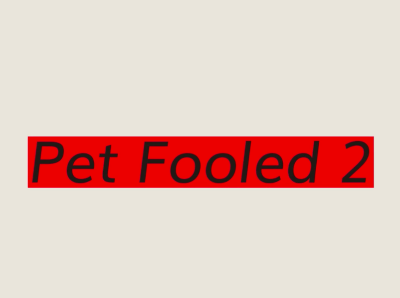 pet fooled online free