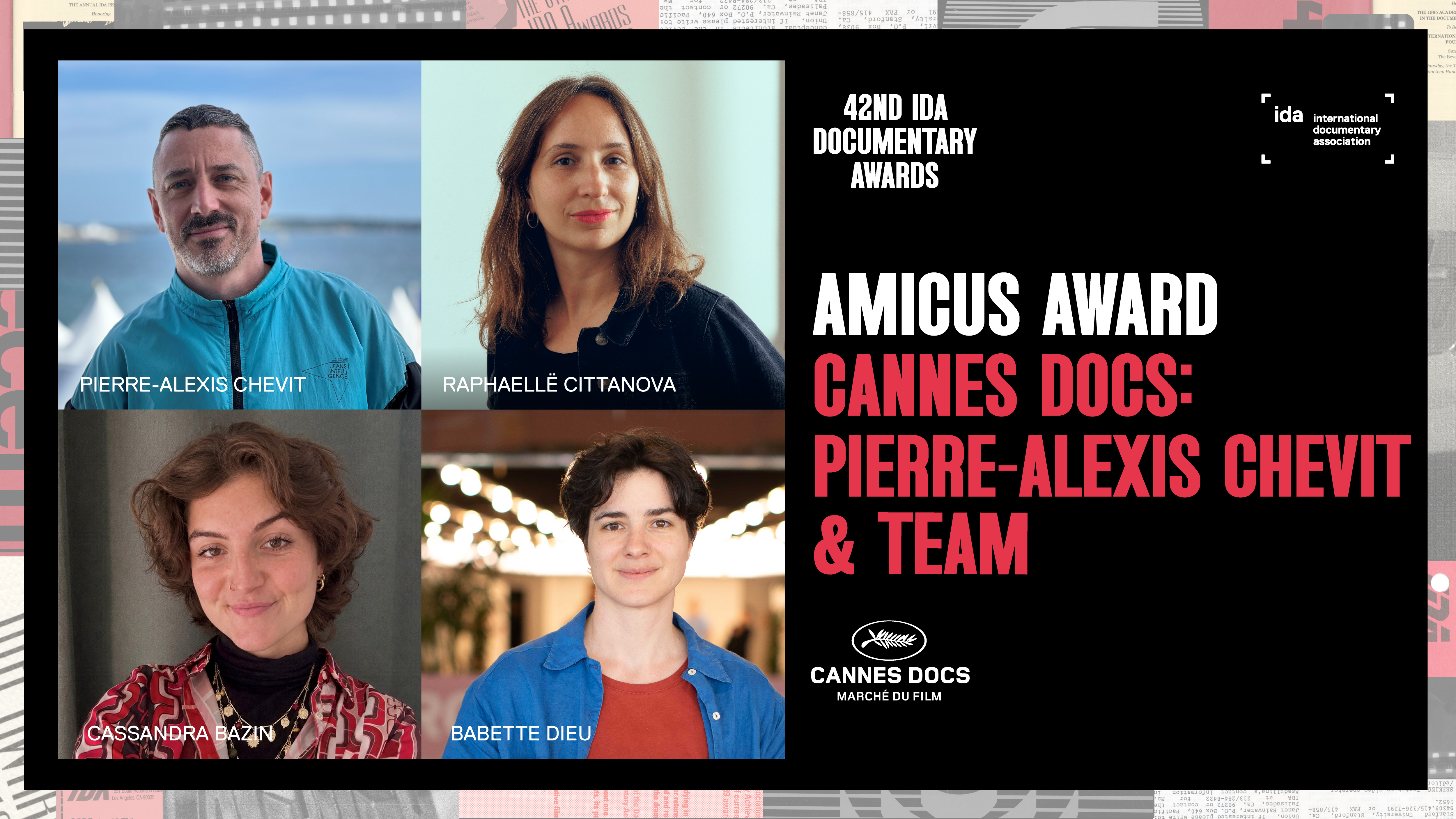 Amicus: Cannes Doc - Pierre-Alexis Chevit, Raphaellë Cittanova, Cassandra Bazin, Babette Dieu