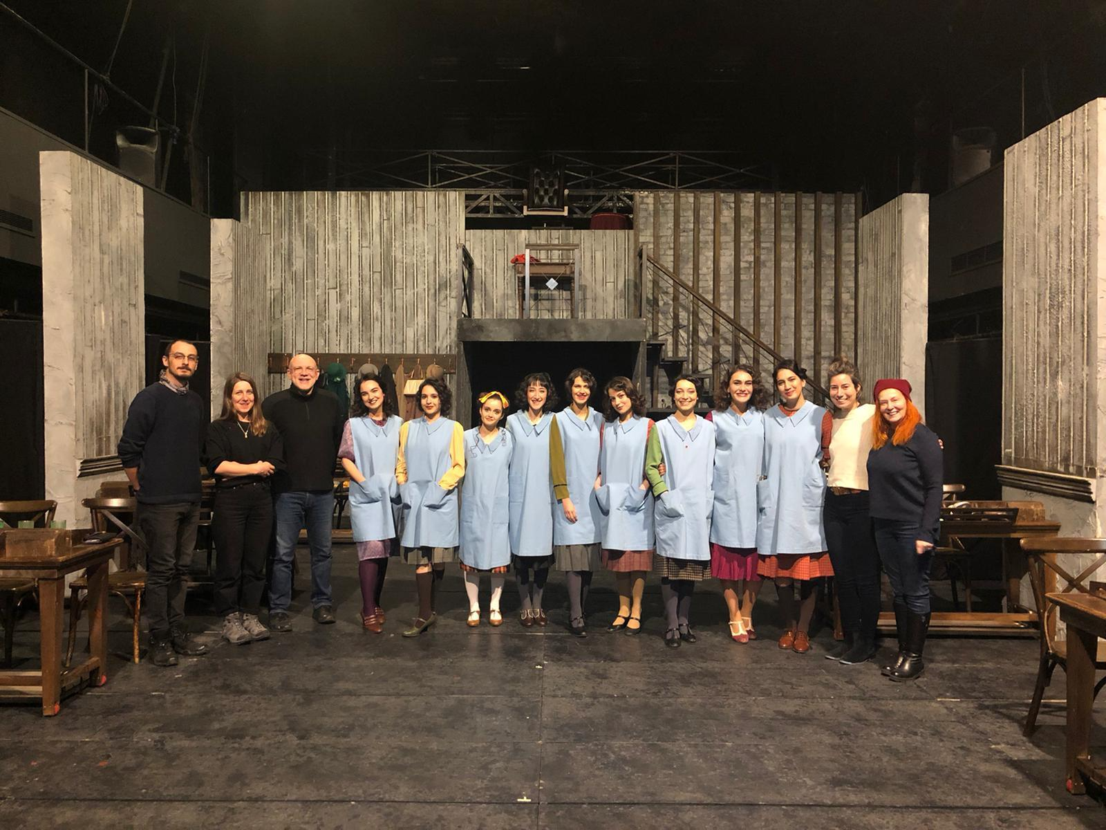 Nuclear alla Turca team filming the play Radium Girls.