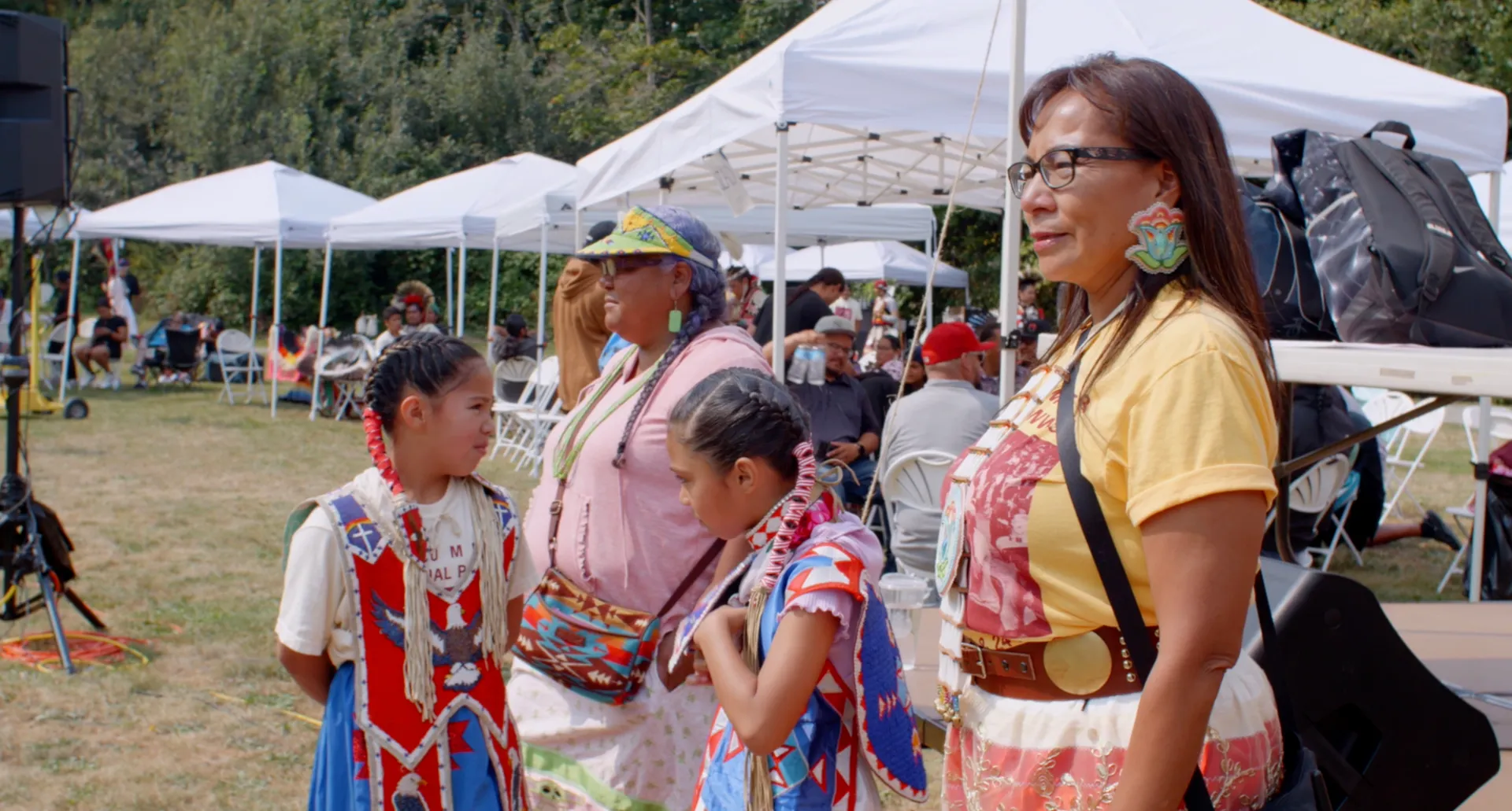 Film still from 'Powwow People'