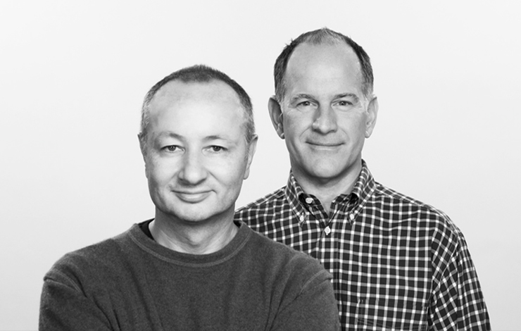 Fenton Bailey, left, and Randy Barbato, founders of the Hollywood and Londond-based production company World of Wonder. 