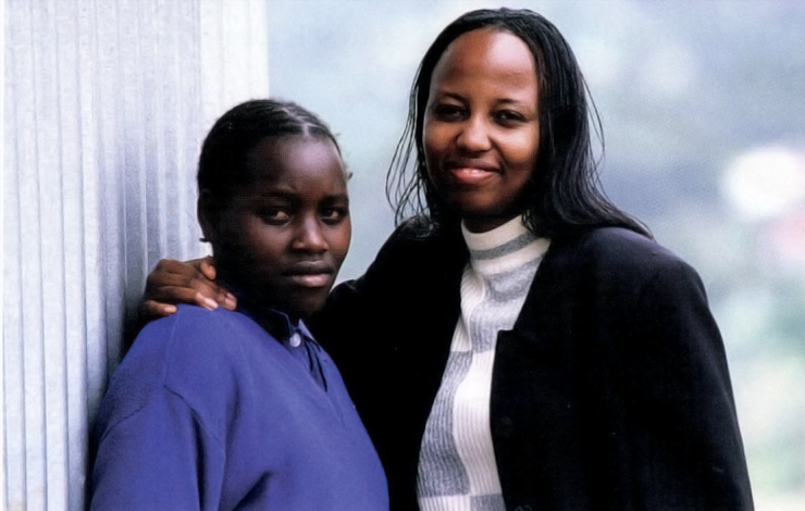 Simalo (left) and N'Daisi, featured in Kim Longinotto's 'The Day I Will Never Forget.' Courtesy of HBO.