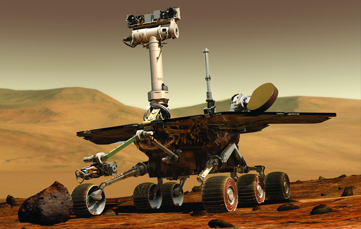 An animated image of one of the two Rovers used in the Mars Exploration Rover (MER) project. Photo: NASA.