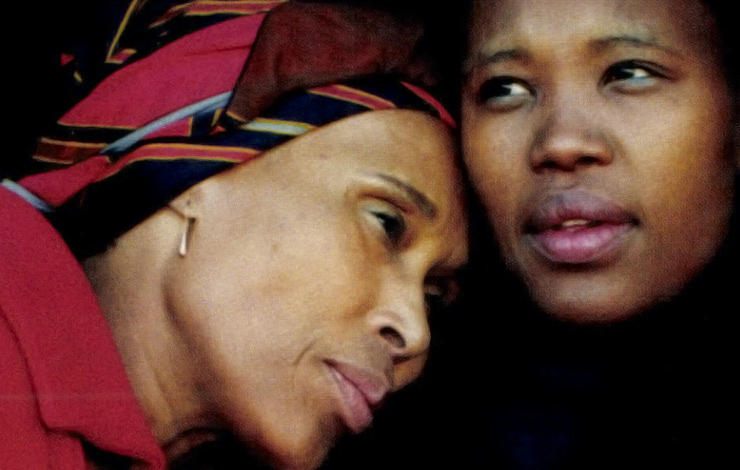 From Portia Rankoane's <em>A Red Ribbon Around My House</em> (20011 part of the Steps to The Future project that addressed AIDS in Southern Africa. Courtesy of Musaben Film and Video and STEPS