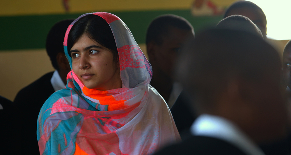 Malala Yousafzai in Davis Guggenheim's 'He Named Me Malala.' Photo by Gina Nemirofsky. © 2015 Twentieth Century Fox Film Corporation All Rights Reserved
