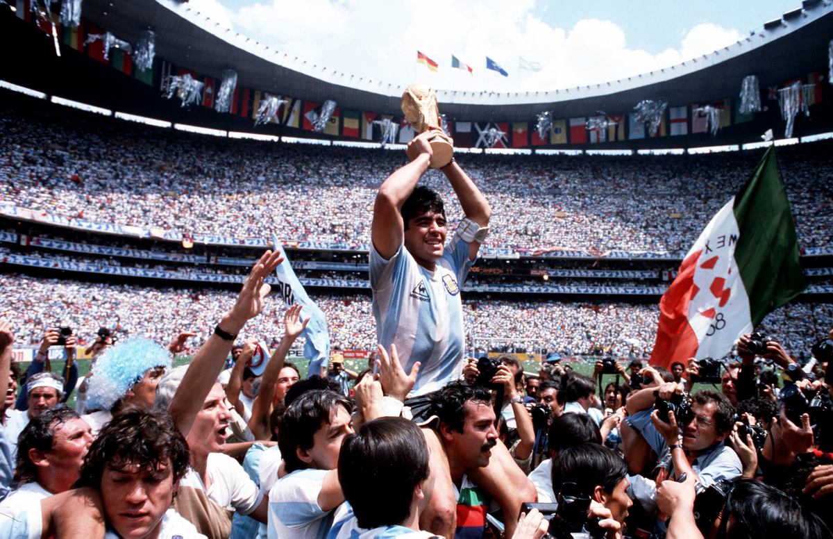 From Asif Kapadia's 'Diego Maradona,' which opens in theaters September 20, then premieres October 1 on HBO. Courtesy of Bob Thomas, Getty Images