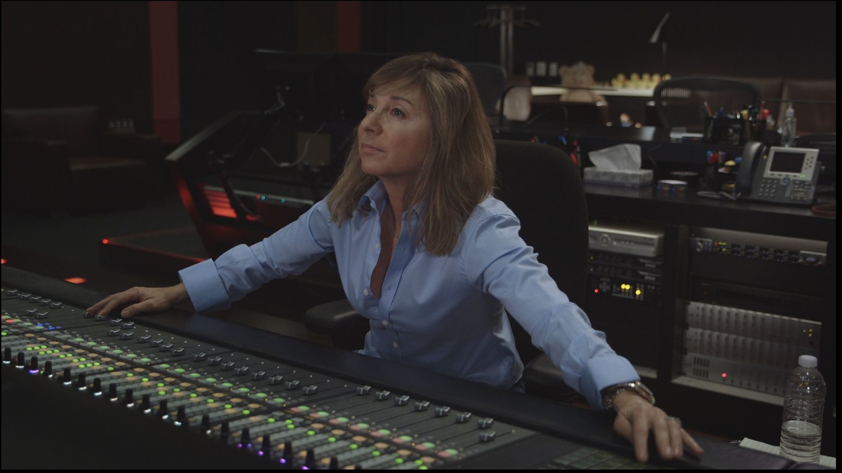 Sound editor Anna Behlmer at mix console. From Midge Costin's 'Making Waves: The Art of Cinematic Sound.' 