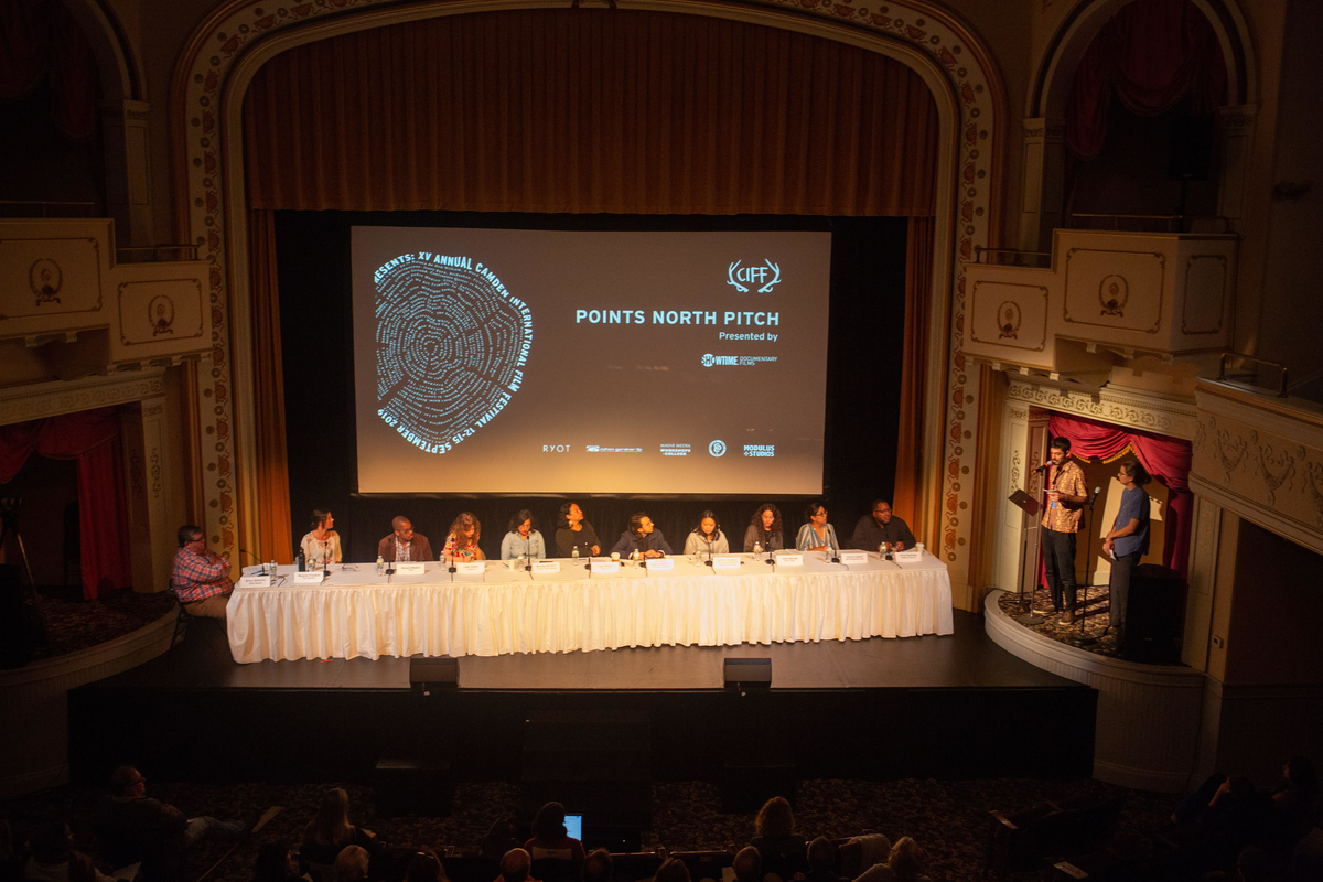 The Points North Pitch Forum at CIFF. Courtesy of Camden International Film Festival. 