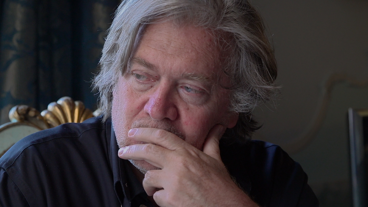 Steve Bannon, subject of Alison Klayman's "The Brink," a Magnolia Pictures release. Courtesy of Magnolia Pictures
