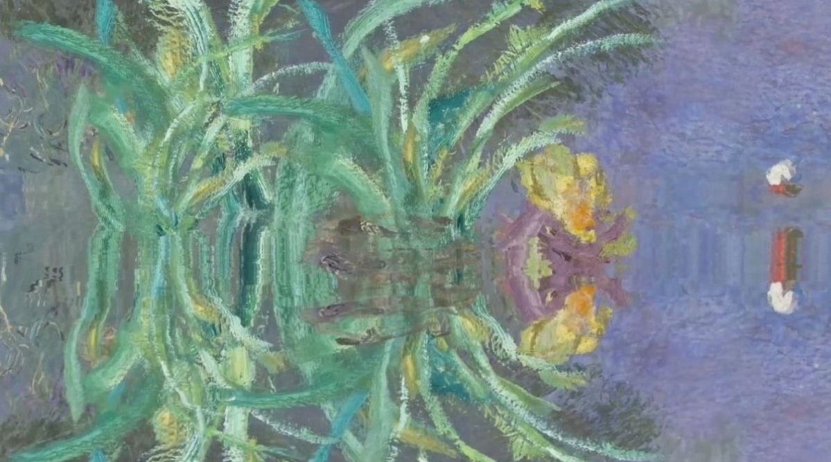 Screen grab from Nicolas Thepot's 'Master's Vision: Claude Monet--The Water Lily Obsession.'