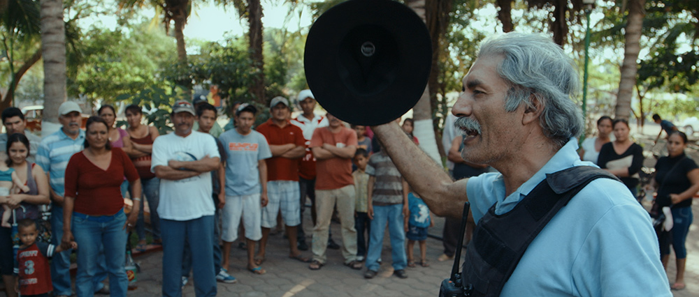 Dr. Jose Mireles addressing a crowd in Michoacán, Mexico, from CARTEL LAND, a film by Matthew Heineman