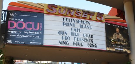 Laemmle Sunset 5 marquee
