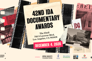42nd IDA Documentary Awards. The Ebell, Los Angeles. December 4, 2026. 