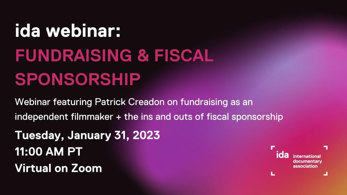 Fundraising & Fiscal Sponsorship Event Poster