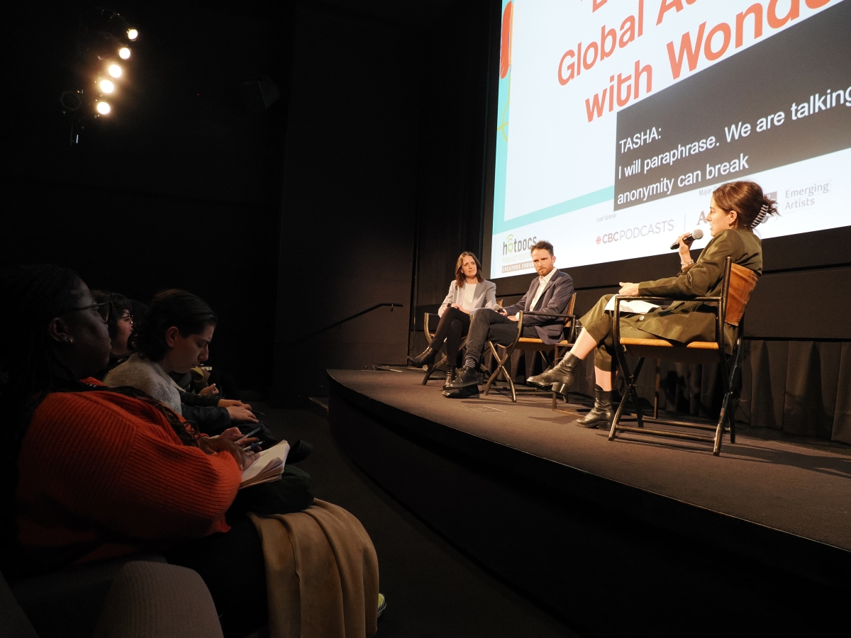 From Pitch to Finish: “Local Stories, Global Audiences” with Wondery at the Hot Docs Podcast Festival Showcase