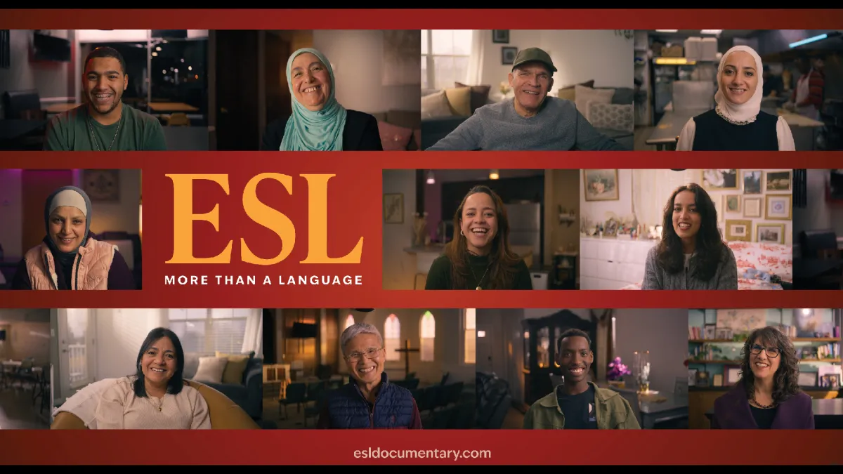 Collage of 11 different people smiling at the camera.