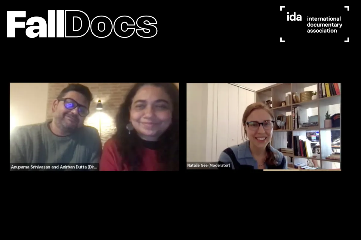 Nocturnes Q&A conversation featuring directors Anirban Dutta and Anupama Srinivasa, moderated by film journalist Natalie Gee. 