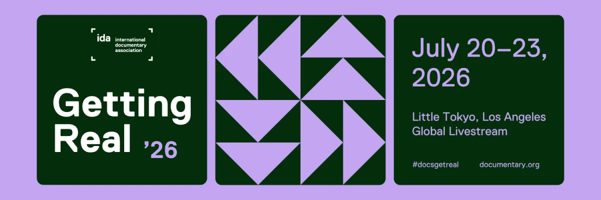 purple and dark green banner for Getting Real '26. July 20-23, 2026