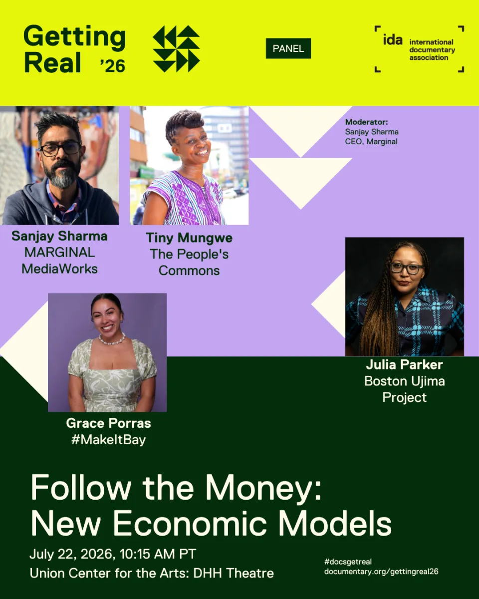 Follow the Money New Economic Models Moderator: Sanjay Sharma (Marginal MediaWorks) Panelists: Tiny Mungwe (The People's Commons), Julia Parker (Boston Ujima Project), and Grace Porras (#MakeItBay)