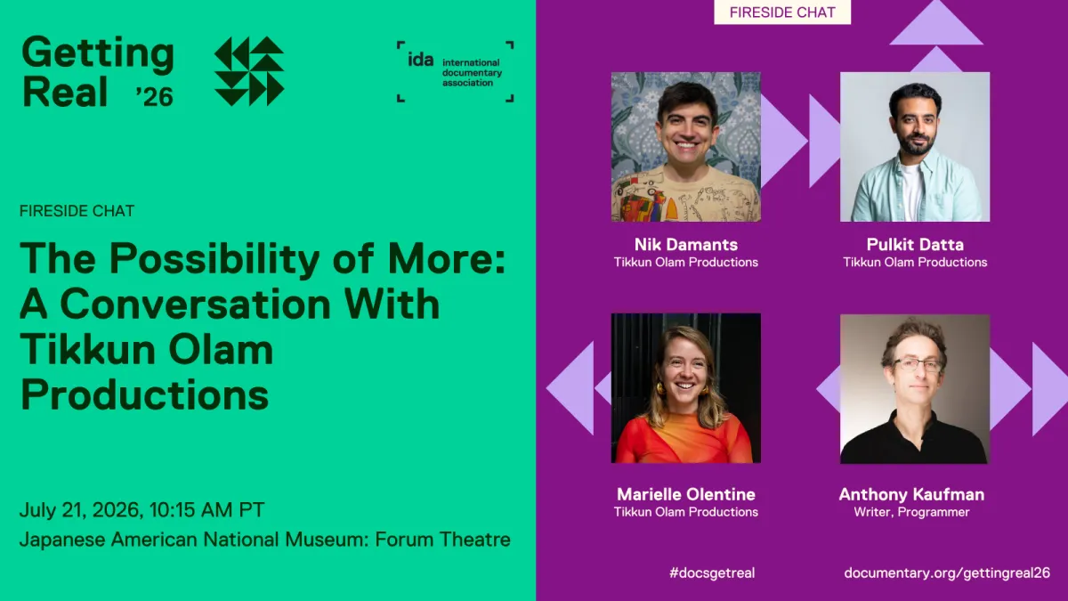 Getting Real: The Possibility of More: A Conversation With Tikkun Olam Productions