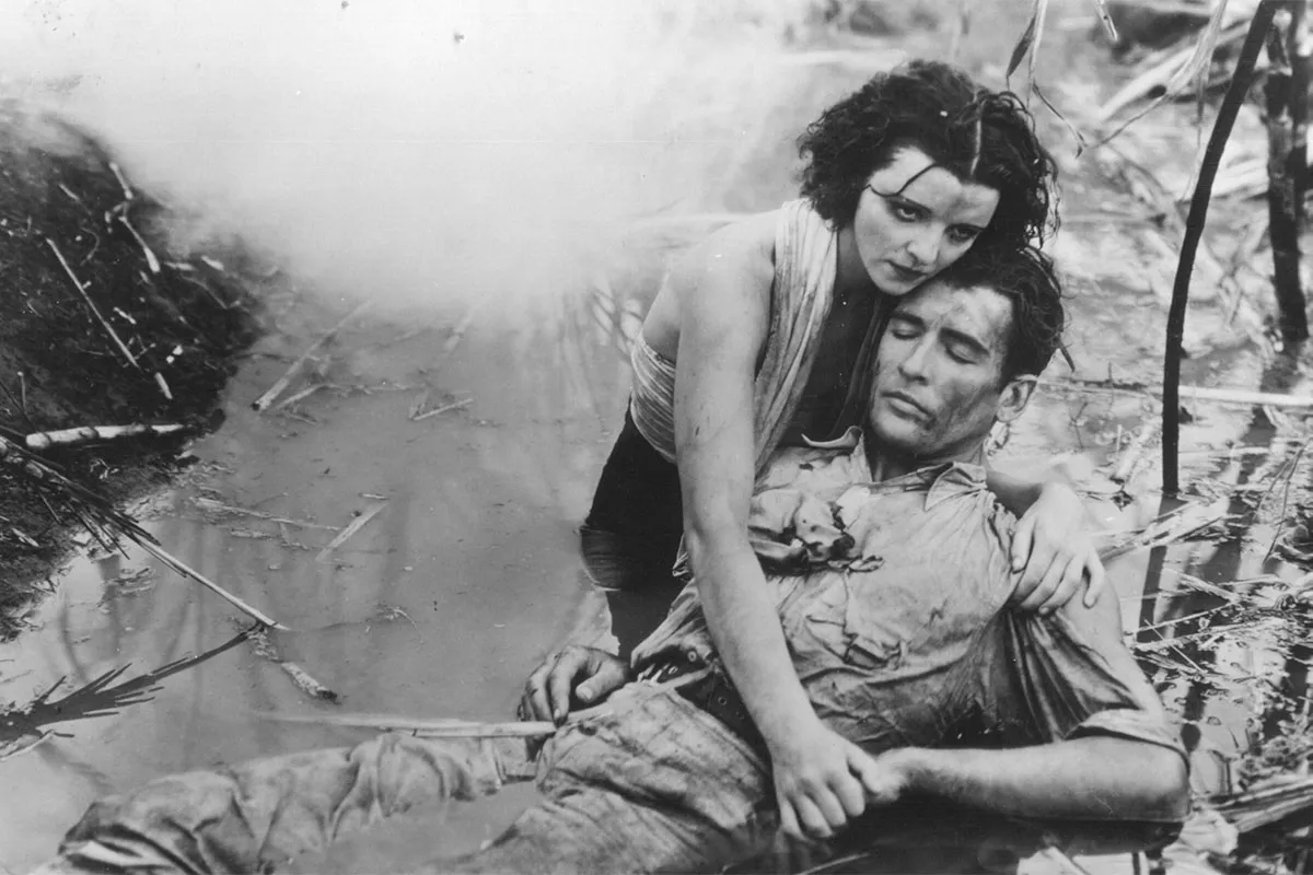 Actors Mona Maris and David Newell in a production still from the 1934 film ‘White Heat.’ From Anthony Banua-Simon’s ‘Cane Fire.’ Courtesy of Cinema Guild.
