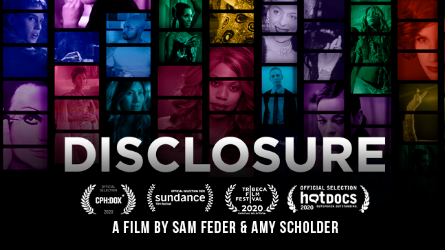 A poster of disclosure with awards listed on the bottom.