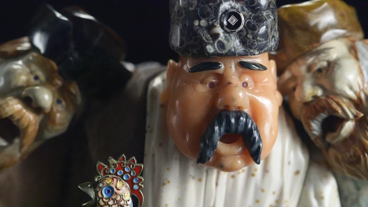 A marble piece by Vasily Konovalenko.