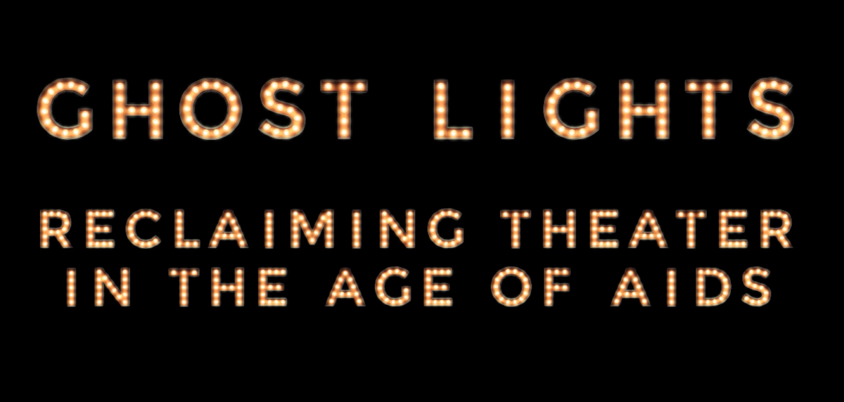 Poster of Ghost Lights written in orange.