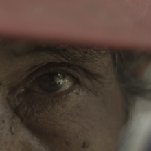 Still from 'Searching for Onoda.' Ricardo Nunez, from the farming town of Burol, who survived an Onoda attack but came away from it with a permanent limp. Photo credit: Mia Stewart.