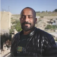 Portrait of No Other Land co-director Hamdan Ballal.