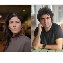 headshots of Sara Khaki & Mohammadreza Eyni