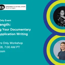 Blue flyer with white text. Core Strength: Virtual IDA Members Workshop