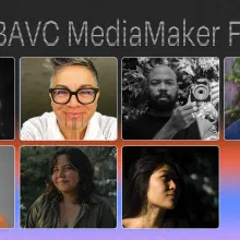 Header image titled 2026 BAVC MediaMaker Fellows that features seven headshots of various filmmakers