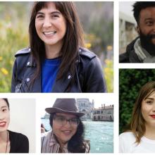 A screengrab from the BIPOC Doc Editors website showing the faces of its directory members. Courtesy of BIPOC Doc Editors.