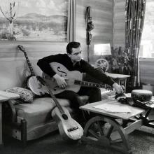 Johnny Cash at his home in California, 1960. From Ken Burns' upcoming series, 'Country Music,' airing in September on PBS. Courtesy of Sony Music.
