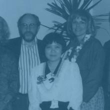 A group of filmmakers pose for a photo. The festival jury (from left): film directors Adoor Gopalakrishnan and Arturo Ripstein, the Japan Society's Kyoko Hirano, IDA Executive Director Betsy McLane, the Mowelfund Film Institute's Nick Decampo.
